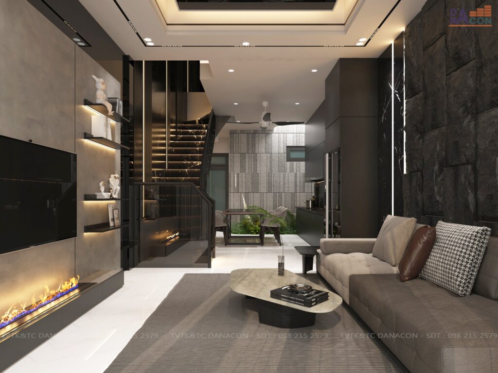 Thiết kế nội thất phòng khách - Danacon