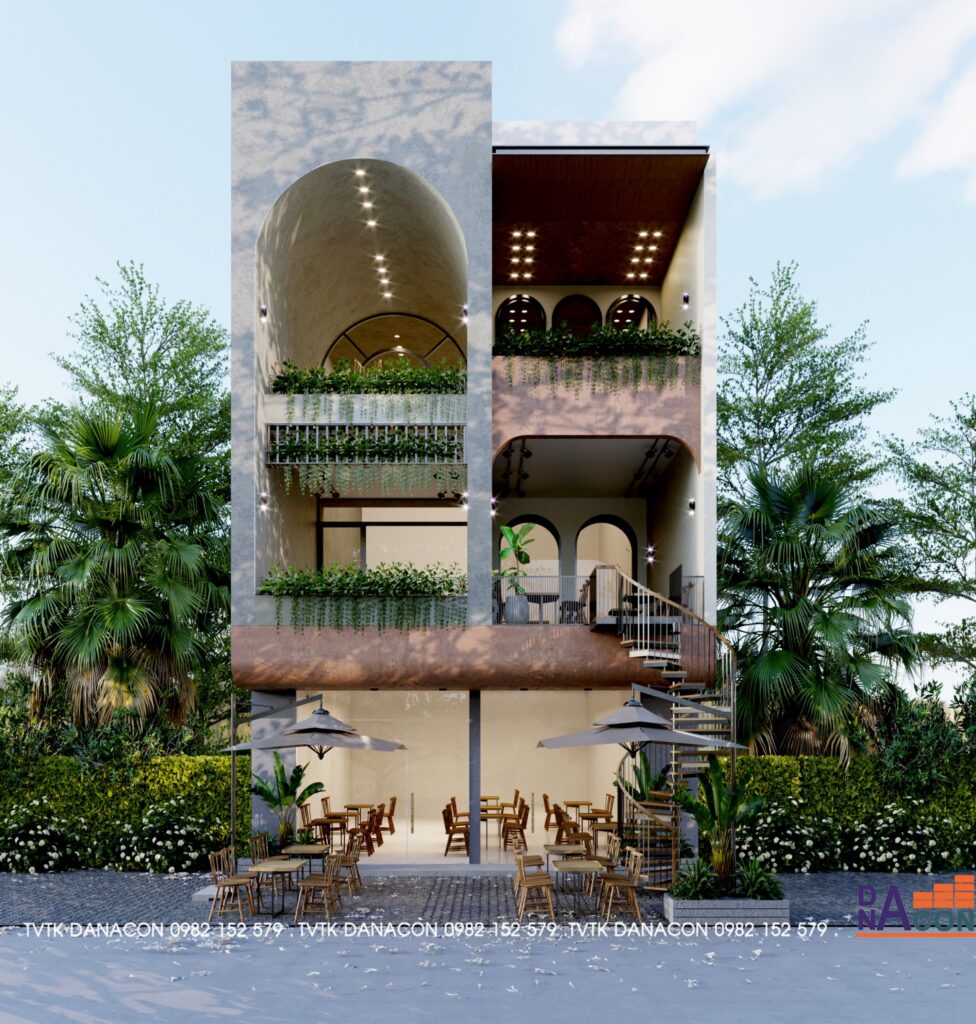 Thiết kế nhà phố hiện đại - Danacon