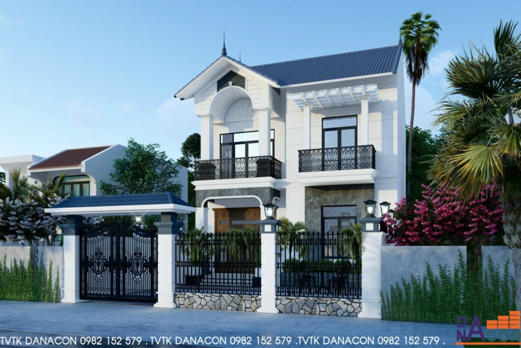 Nhà phố mái thái - Danacon thiết kế và thi công