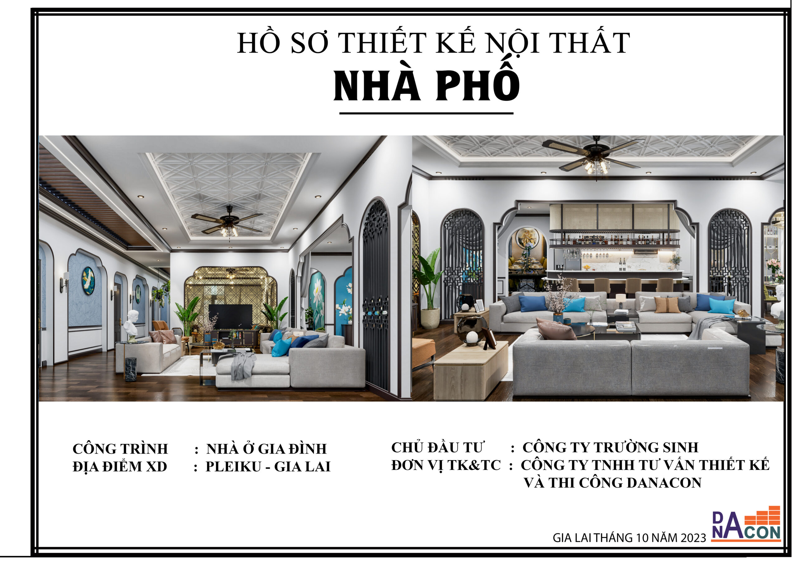 Hồ sơ thiết kế nội thất - Danacon