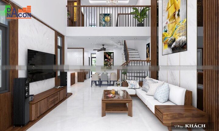 Mẫu thiết kế nội thất nhà cấp 4 gác lửng phong cách Nhật Bản