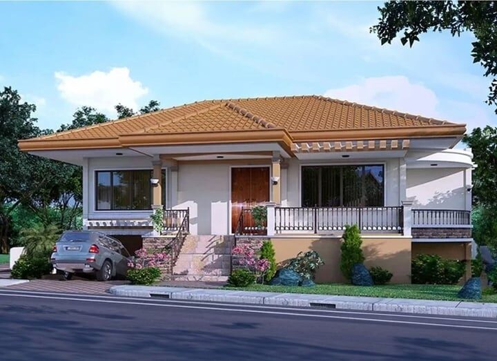 Nhà cấp 4 có tầng bán hầm