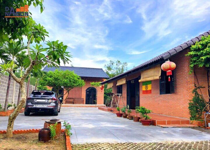Mẫu nhà vườn gạch đỏ - Danacon Gia Lai