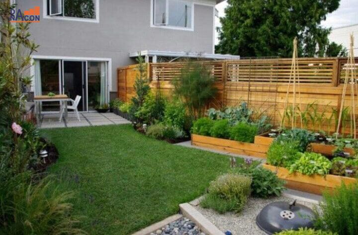Sân vườn sau nhà