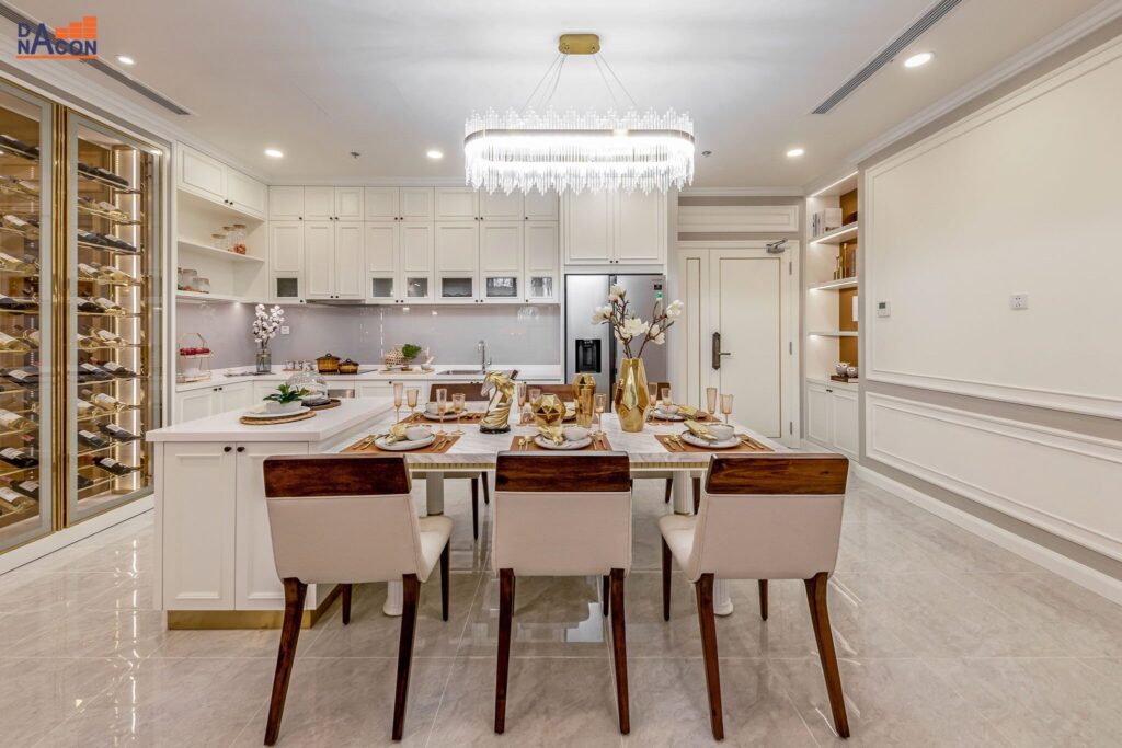 Mẫu bếp phong cách Tân cổ điển - Danacon
